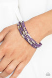 Paparazzi "Modern Magnetism" Purple Bracelet Paparazzi Jewelry