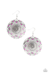 Paparazzi "Mandala Mandalay" Pink Earrings Paparazzi Jewelry