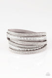 Paparazzi "Rock Star Attitude" Silver 108XX Wrap Bracelet Paparazzi Jewelry