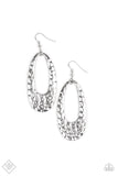 Paparazzi "Artisan Abundance" FASHION FIX  Silver Earrings Paparazzi Jewelry