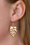 Paparazzi "Desert Palms" Gold Earrings Paparazzi Jewelry