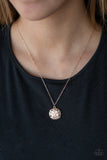 Paparazzi "Sand Dollar Shores" Gold Necklace & Earring Set Paparazzi Jewelry