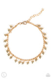 Paparazzi "West Coast Cruzin" Gold ANKLET Bracelet Paparazzi Jewelry