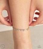 Paparazzi "Sand Shark" Silver Triangular Design Dainty NEW ANKLET Bracelet Paparazzi Jewelry