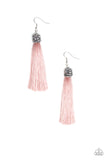 Paparazzi "Make Room For Plume" Pink Earrings Paparazzi Jewelry