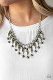 Paparazzi "Earth Conscious" Green Necklace & Earring Set Paparazzi Jewelry