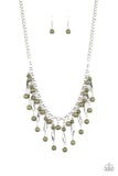 Paparazzi "Earth Conscious" Green Necklace & Earring Set Paparazzi Jewelry
