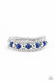 Paparazzi "Go With The GLOW" Blue Bracelet Paparazzi Jewelry