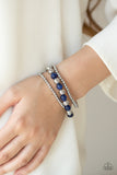 Paparazzi "Go With The GLOW" Blue Bracelet Paparazzi Jewelry