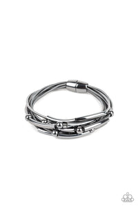 Paparazzi "Basic Magnetics" Black Bracelet Paparazzi Jewelry