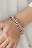 Paparazzi "Go With The GLOW" Pink Bracelet Paparazzi Jewelry
