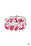 Paparazzi "Socialize" Pink Bracelet Paparazzi Jewelry