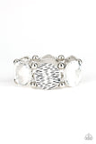 Paparazzi "Boldly Basic" Silver Bracelet Paparazzi Jewelry