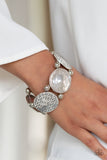 Paparazzi "Boldly Basic" Silver Bracelet Paparazzi Jewelry