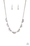 Paparazzi "Social Luster" White Necklace & Earring Set Paparazzi Jewelry