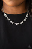 Paparazzi "Social Luster" White Necklace & Earring Set Paparazzi Jewelry