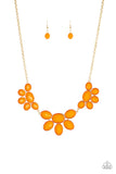 Paparazzi "Flair Affair" Orange Necklace & Earring Set Paparazzi Jewelry