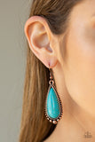 Paparazzi "Desert Quench" Copper Earrings Paparazzi Jewelry