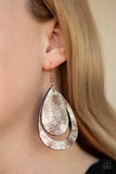 Paparazzi "Fiery Firework" Copper Earrings Paparazzi Jewelry