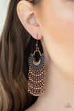 Paparazzi "Catching Dreams" Copper Earrings Paparazzi Jewelry