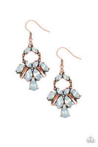 Paparazzi "Glowing Allure" Copper Earrings Paparazzi Jewelry