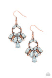 Paparazzi "Glowing Allure" Copper Earrings Paparazzi Jewelry