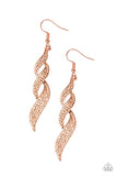 Paparazzi "On Fire" Copper Earrings Paparazzi Jewelry