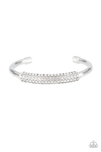 Paparazzi "Day to Day Dazzle" White Bracelet Paparazzi Jewelry