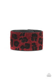 Paparazzi "Cheetah Cabana" Red Wrap Bracelet Paparazzi Jewelry