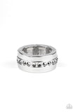 Paparazzi VINTAGE VAULT "REIGNING Champ" Silver Mens Ring Paparazzi Jewelry