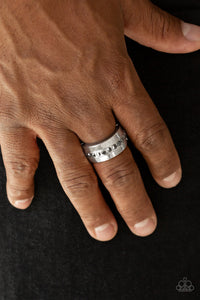 Paparazzi VINTAGE VAULT "REIGNING Champ" Silver Mens Ring Paparazzi Jewelry