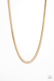 Paparazzi "Kingpin" Gold Mens Necklace Paparazzi Jewelry