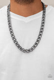 Paparazzi "Omega" Black Mens Necklace Unisex Paparazzi Jewelry