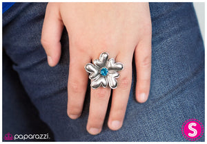 Paparazzi "To Your Hearts Content" Blue Ring Paparazzi Jewelry