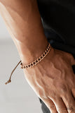 Paparazzi "Tiebreaker" Copper Mens Bracelet Paparazzi Jewelry