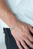 Paparazzi "Halftime" Silver Mens Bracelet Unisex Paparazzi Jewelry