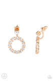 Paparazzi "Diamond Halo" Gold Post Earrings Paparazzi Jewelry