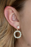 Paparazzi "Diamond Halo" Gold Post Earrings Paparazzi Jewelry