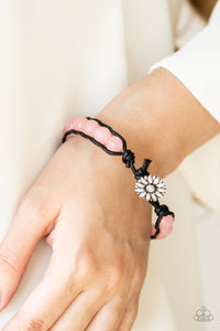 Paparazzi "Daisy Guru" Pink Bracelet Paparazzi Jewelry