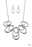 Paparazzi "Terra Storm" Black Necklace & Earring Set Paparazzi Jewelry