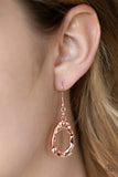 Paparazzi "Terra Couture" Copper Necklace & Earring Set Paparazzi Jewelry