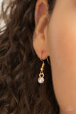 Paparazzi VINTAGE VAULT "Stardust" Gold Necklace & Earring Set Paparazzi Jewelry