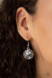 Paparazzi "GLAM Crush Monday" Silver Necklace & Earring Set Paparazzi Jewelry
