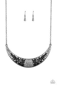 Paparazzi "Stardust" Black Necklace & Earring Set Paparazzi Jewelry