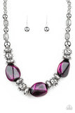 Paparazzi "Colorfully Confident" Purple Necklace & Earring Set Paparazzi Jewelry