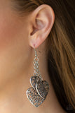 Paparazzi "Once Upon A Heart" Silver Earrings Paparazzi Jewelry