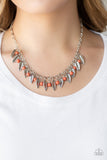 Paparazzi "Boldly Airborne" Orange Necklace & Earring Set Paparazzi Jewelry