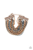Paparazzi "Metallic Horizon" Copper Bracelet Paparazzi Jewelry