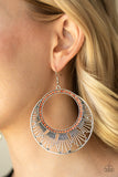 Paparazzi "Mod Mood" Orange Earrings Paparazzi Jewelry