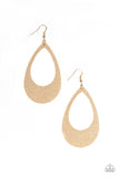 Paparazzi "What a Natural" Gold Earrings Paparazzi Jewelry